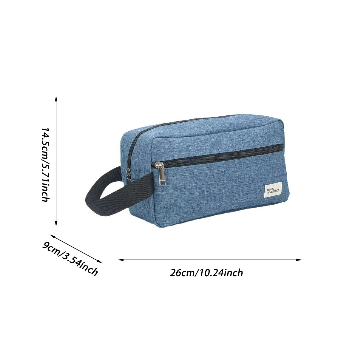 Hanging Toiletry Bag - Waterproof Travel Organizer with Large Capacity, Gray Unisex Bathroom Cosmetic Case for Trip Storage-A-DH