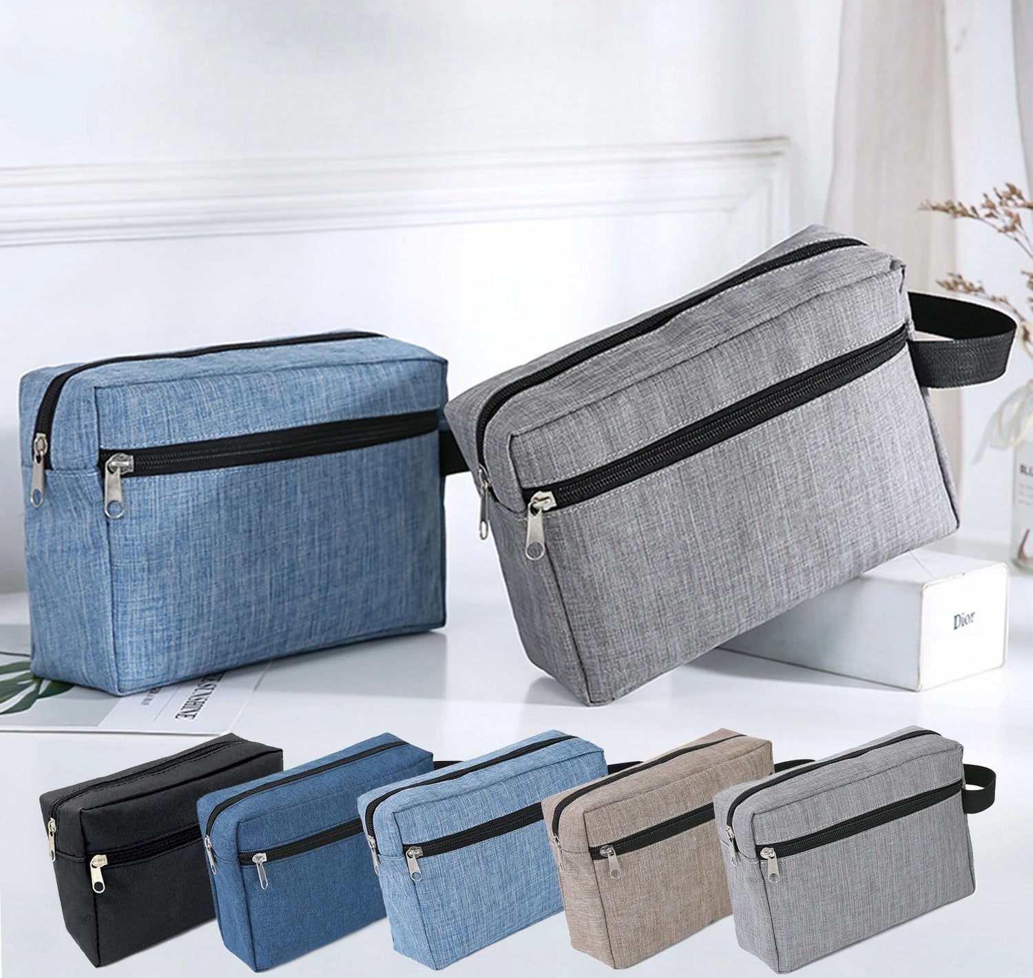 Men's Travel Storage and Grooming Bag, Multifunctional Oxford Cloth for Portable Organization of Luggage When Going Out